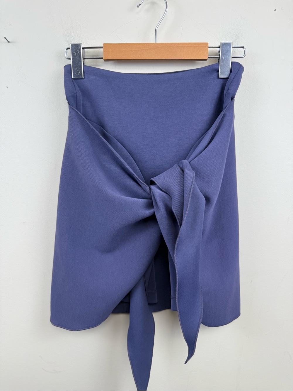 OVO purple wrap front skort small